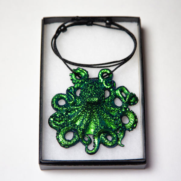 Octopus Pendant Necklace- Seadragon Colorshift
