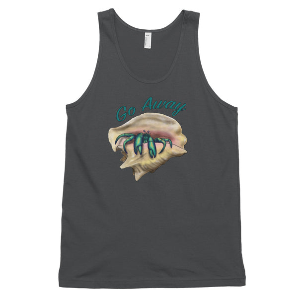 "Go Away' Hermit Crab Men's Classic Tank Top