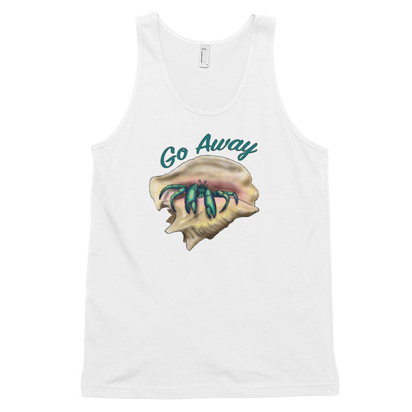 "Go Away' Hermit Crab Men's Classic Tank Top