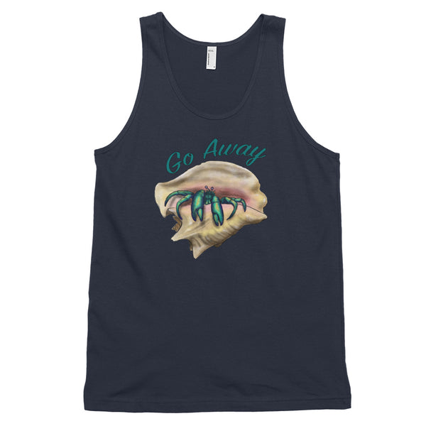 "Go Away' Hermit Crab Men's Classic Tank Top