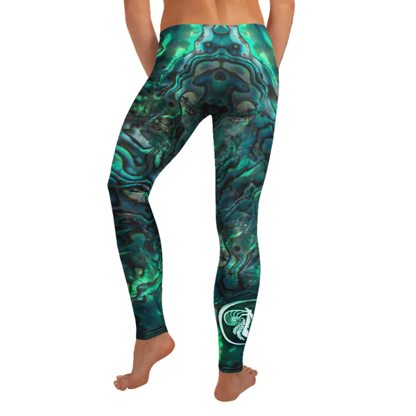 Abalone Obsessed Leggings 'Green'