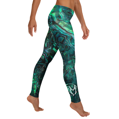 Abalone Obsessed Leggings 'Green'