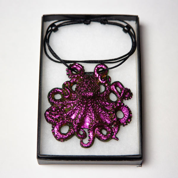 Octopus Pendant Necklace- Medusa Colorshift