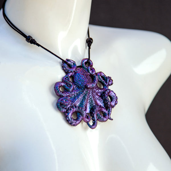 Octopus Pendant Necklace- Galaxsea Colorshift