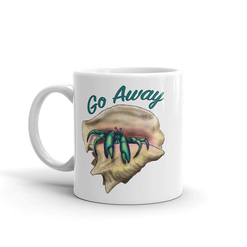 'Go Way' Hermit Crab Coffee Mug