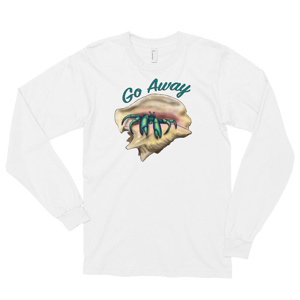'Go Away' Hermit Crab Long Sleeve Shirt
